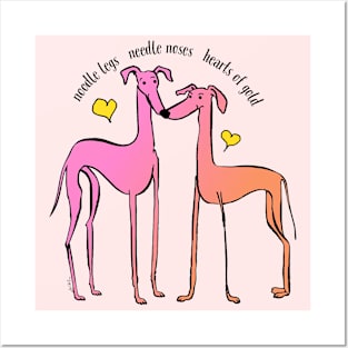 Greyhounds Are Love Posters and Art